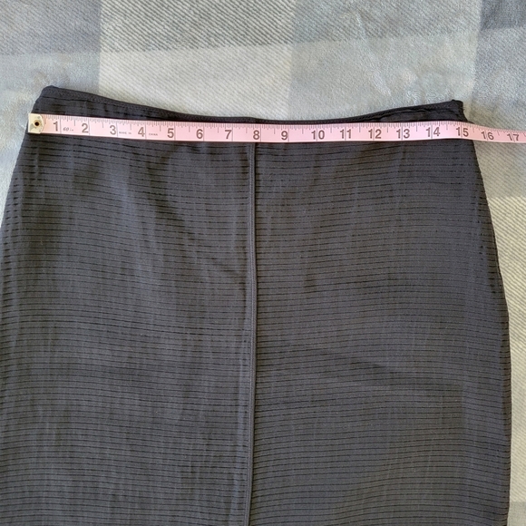 Max Studio Special Edition 100% Silk Black Lined Skirt Classic Neutral Small - Picture 8 of 9